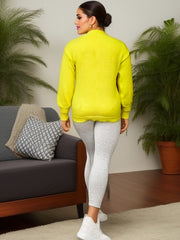  Solid Long Sleeve Crew Neck Sweater
