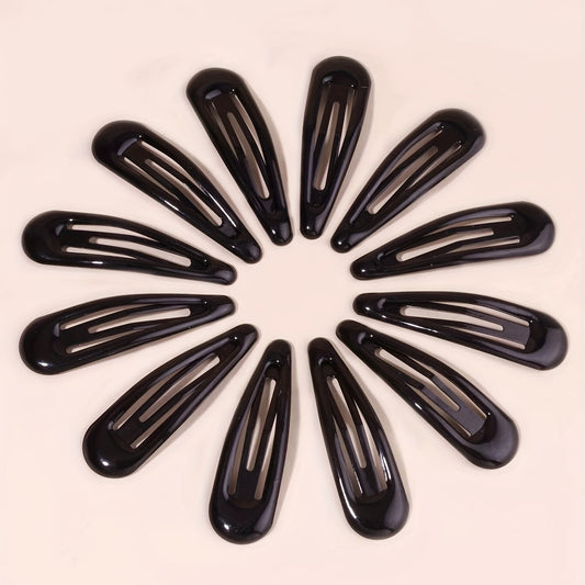 12pcs Solid Hair Clip For Women Girls Accessories