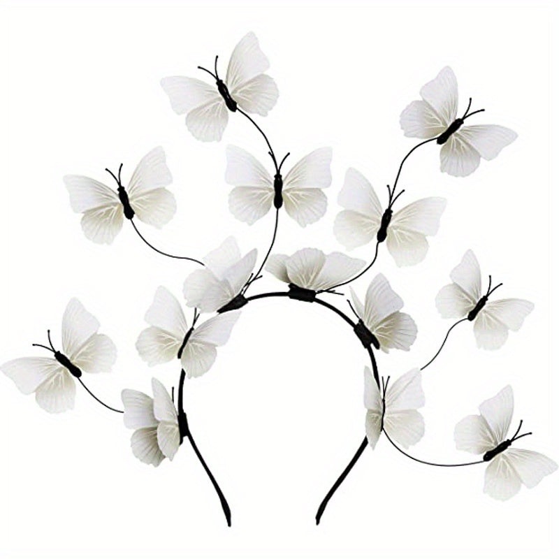 Butterfly Headband Hair Band for Party Cosplay Costume