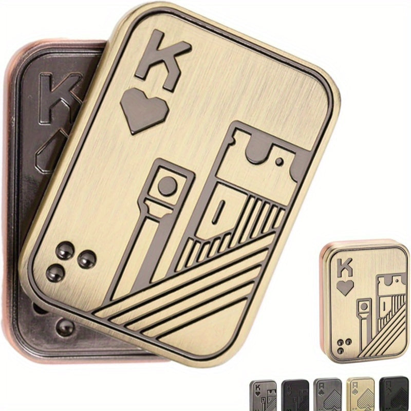 DEEPLAN Relax Push Pop Fidget Toy Metallic Bronze Finish Options & Ergonomic