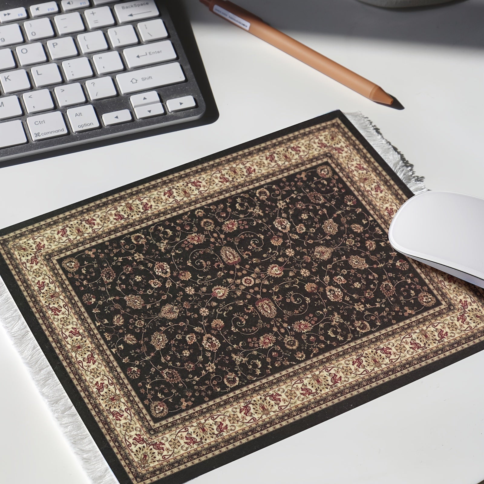 Oriental Style Rug Mouse Mat - Computer Carpet Mouse Pad