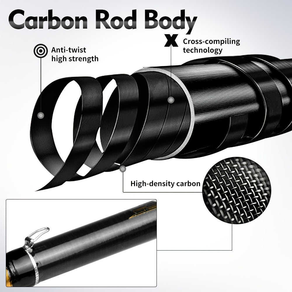 PROBEROS Telescopic Casting Rod & Reel Combo Set