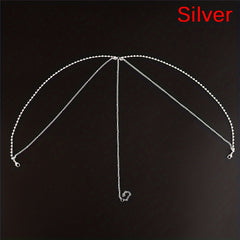 Metal Multilayer Rhinestone Head Chain Bridal Hair Accessories