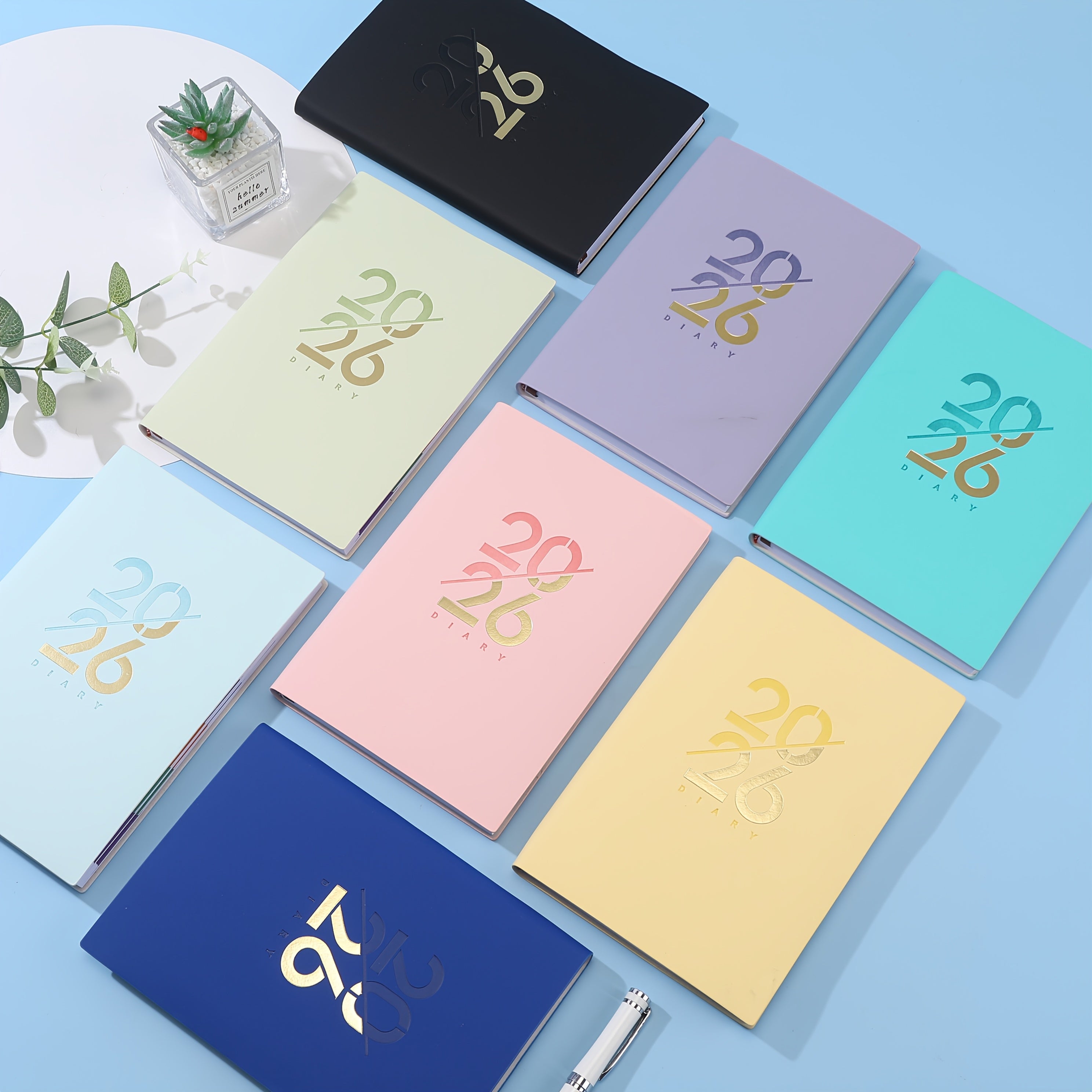 2026 Personalized Diary Customizable Planner Faux Leather
