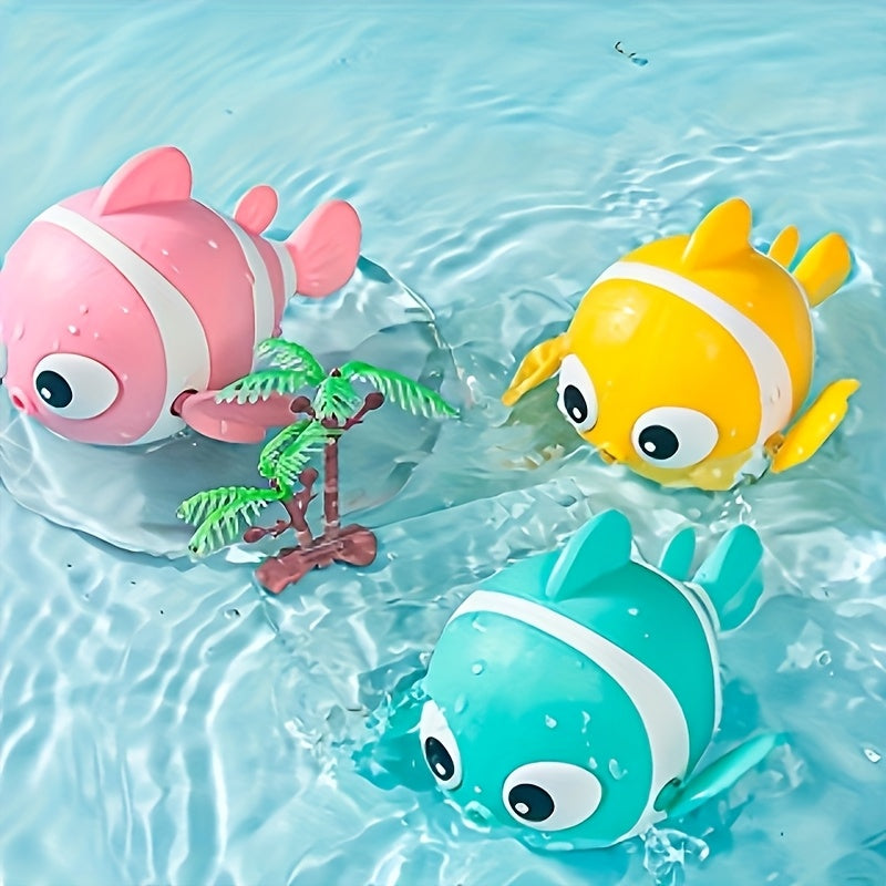 Floating Clown Fish Bath Toy Durable ABS Pool Toy for Kids