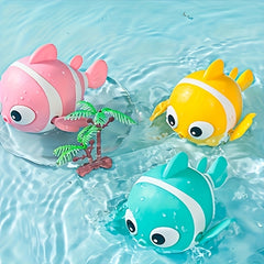 Floating Clown Fish Bath Toy Durable ABS Pool Toy for Kids