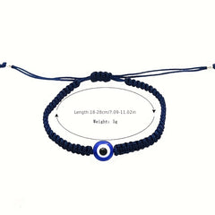 Evil Eye Charm Red Rope Adjustable Bracelet Unisex Hand Decoration
