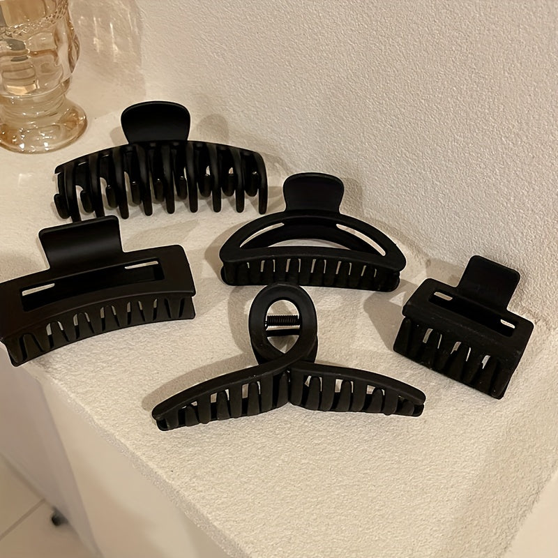 Matte Hair Claw Clip Strong Hold Grip Hair Jaw Clip