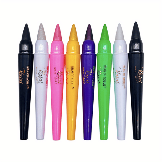 8pcs Matte Eyeliner Gel Pencil & Colorful Pearly Pen for Party Makeup