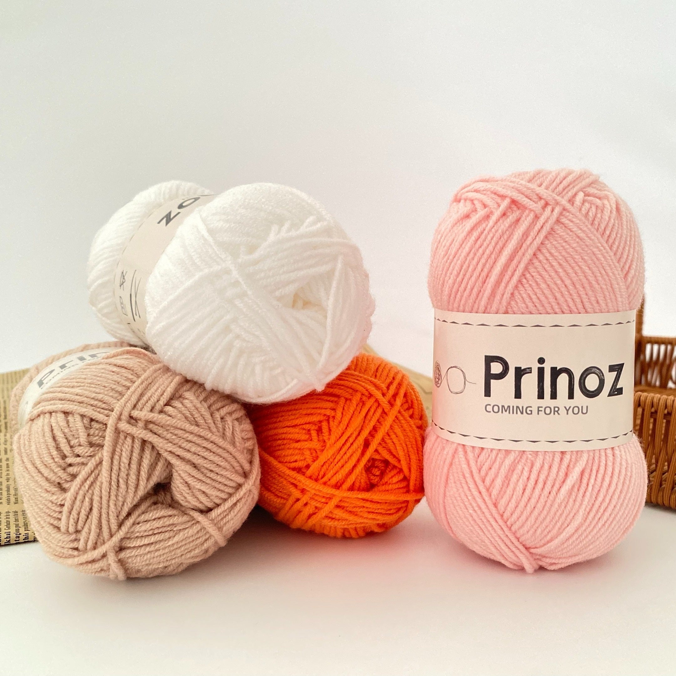 Soft Acrylic Yarn 4ply Solid Yarn for Knitting Crochet DIY