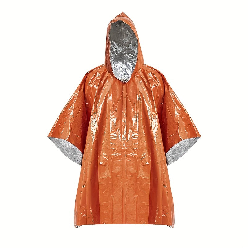 Waterproof Survival Raincoat Reflective Blanket for Camping