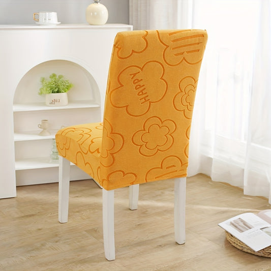 Jacquard Chair Cover Seat Protector for Restaurant Kids - Removable Washable