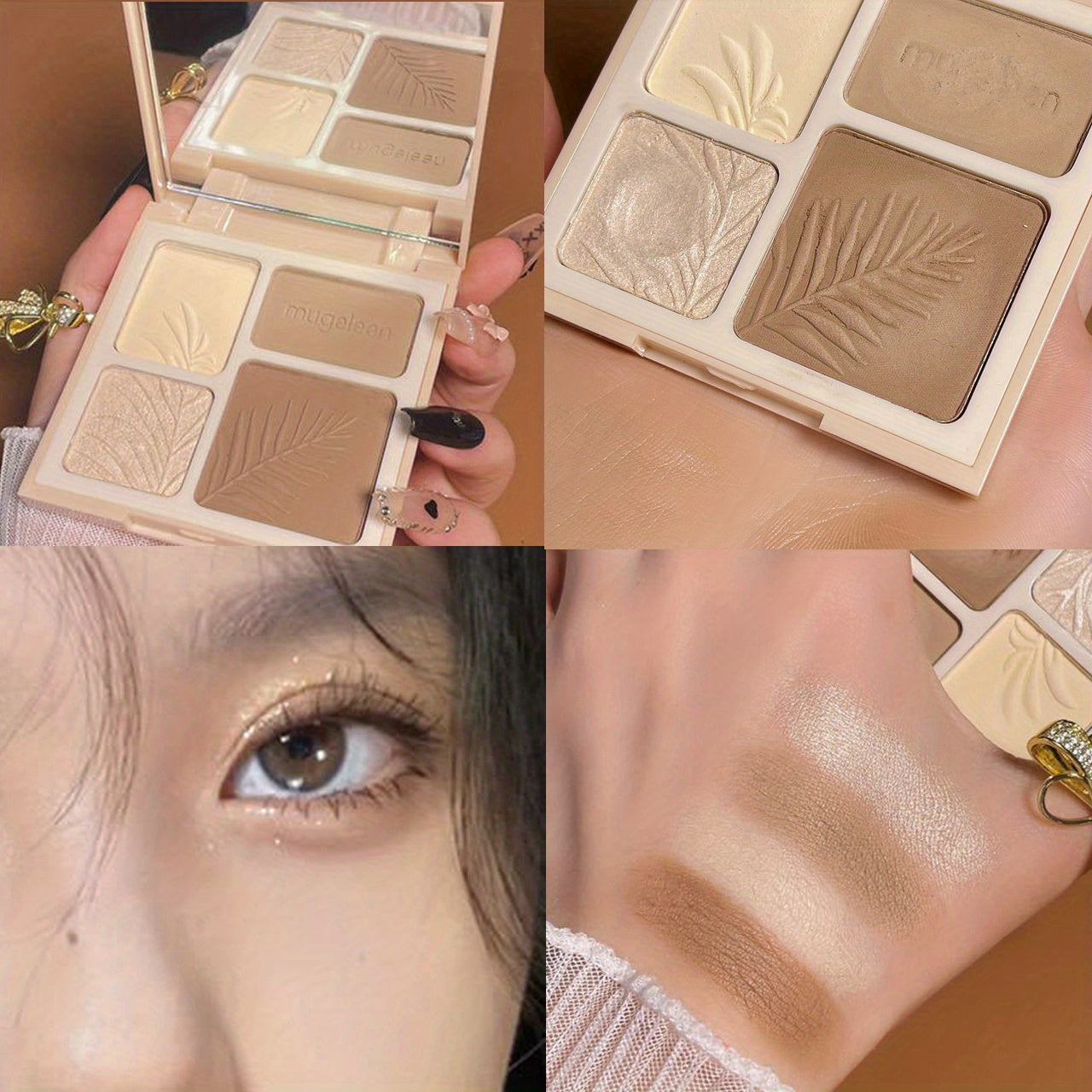 All In One Contouring Palette Matte Brighten Shadow Nose Shadow