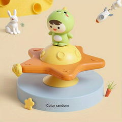 Rocket Spinning Top Toy Baby Cartoon Gyroscope
