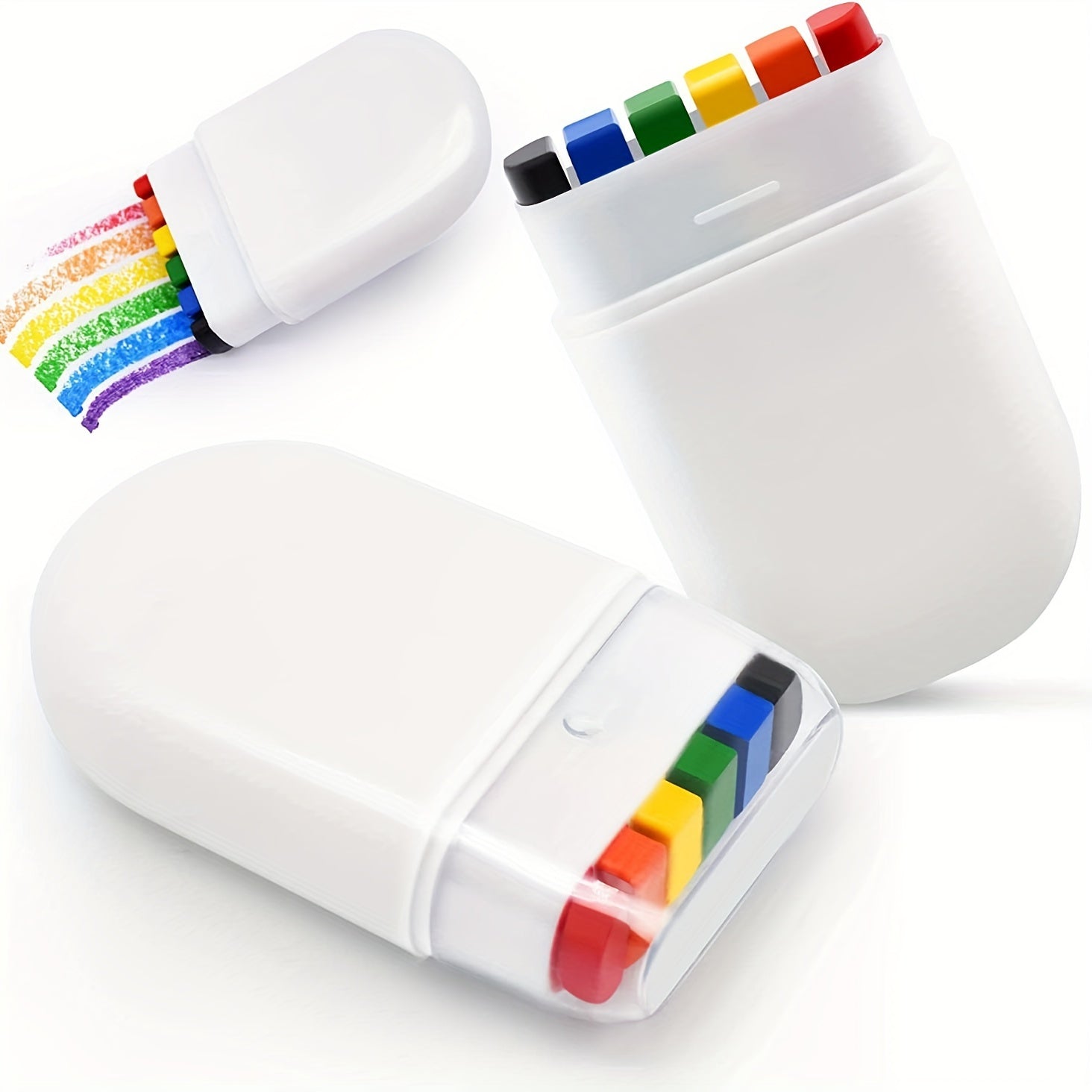 Rainbow Stripe Face Graffiti Pen for Pride Celebration