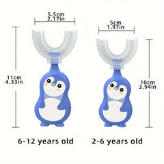 1pc Cartoon U-shaped Soft Toothbrush