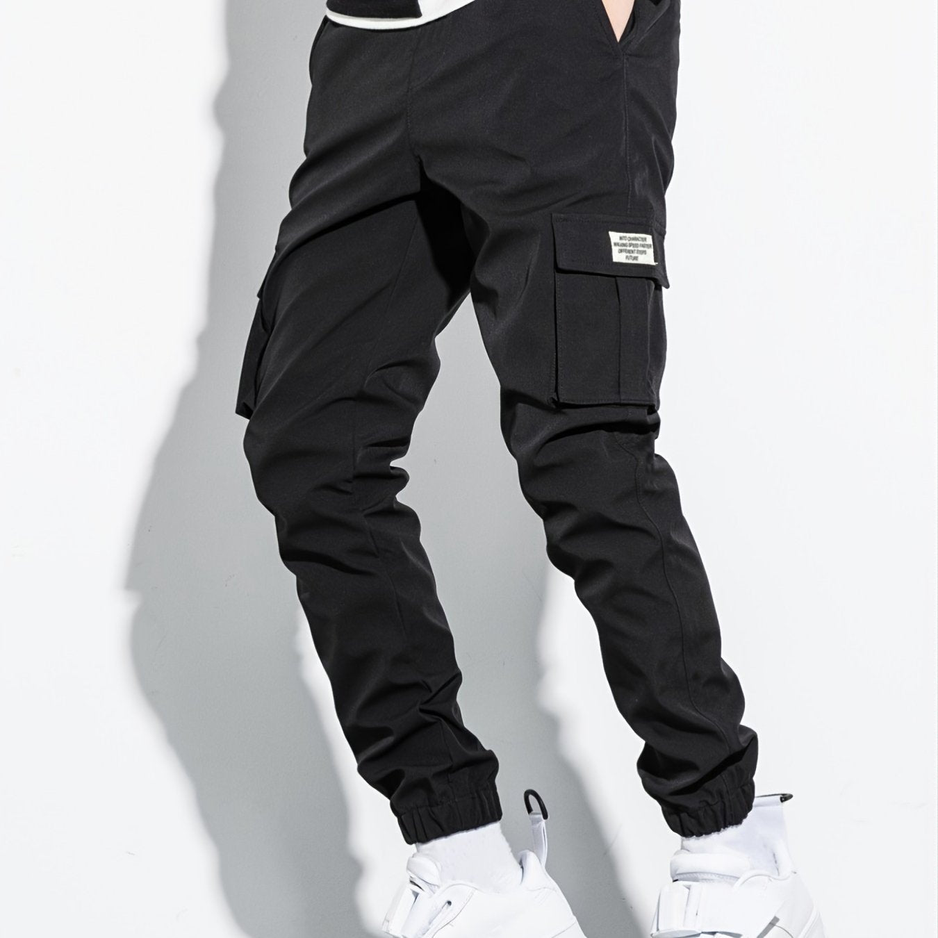 Men's Casual Cargo Pants With Flap Pockets