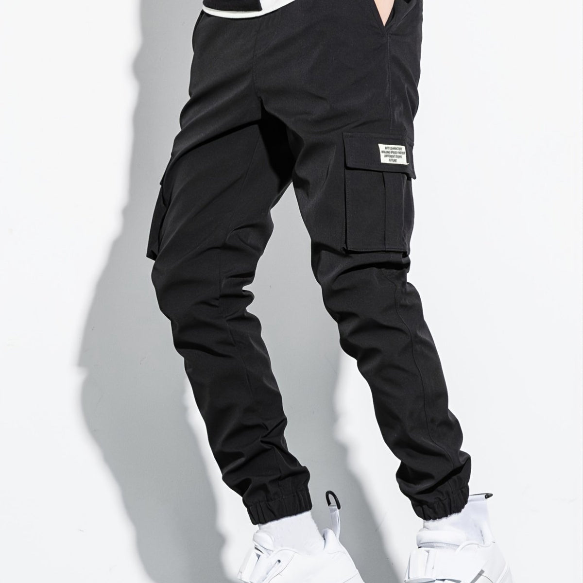 Men's Casual Cargo Pants With Flap Pockets