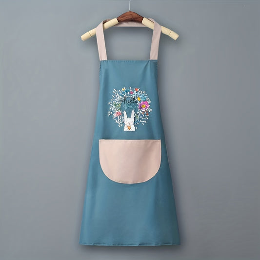 Polyester Waterproof Waist Apron Housework Kitchen Workwear