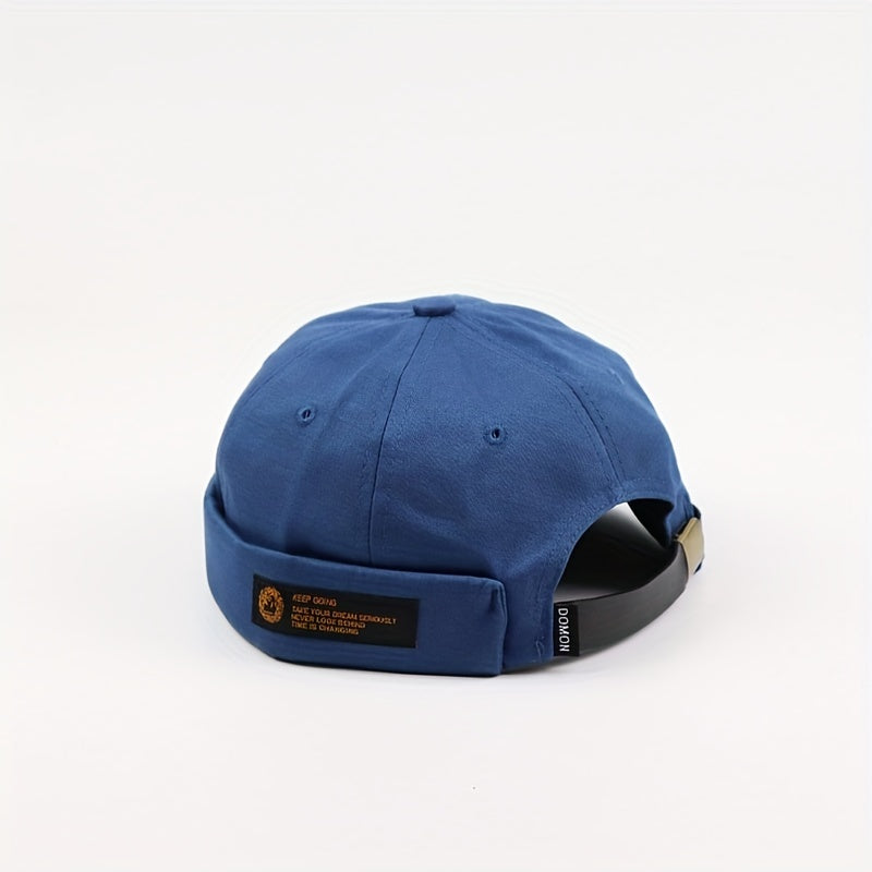 Hip Hop Melon Leather Hat for Couples