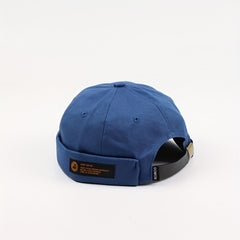 Hip Hop Melon Leather Hat for Couples