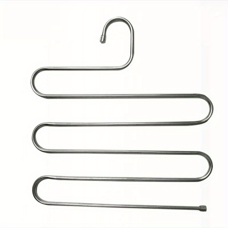 1pc S-Shaped 5 Layers Pants Rack Non-slip Pants Hanger