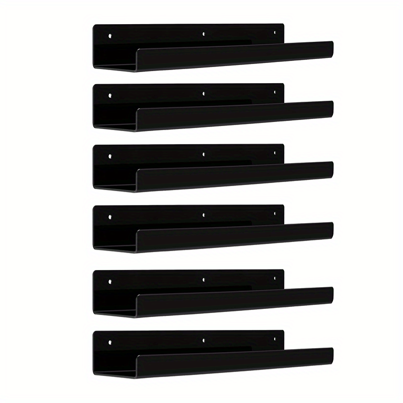 Acrylic Floating Shelves Nursery Toy Storage Rack Wall Hanging Mini Toy Display