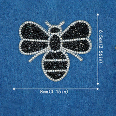 Bee Hot Melt Glue Mesh Drill Cloth Sticker Patch