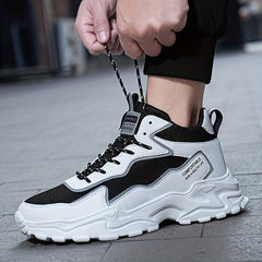 Men's Breathable Mesh Chunky Sneaker Comfy Casual Shoes