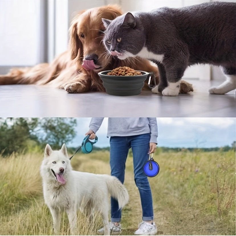 Portable Dog Bowl for Outdoor Travel - Small Pet Feeding Dish