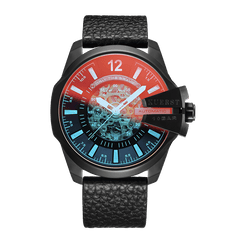 KUERST Mechanical Watch Hollow Pointer Glow Wrist Watch