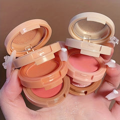 3-in-1 Blush Palette for Contouring, Brightening, and Radiant Blush