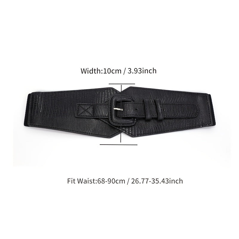 Women's Ultra Wide Belt Ladies Wide Girdle Elastic Waistband