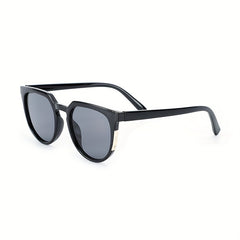 Round Sunglasses Gradient Metal Decor Sun Shades UV400