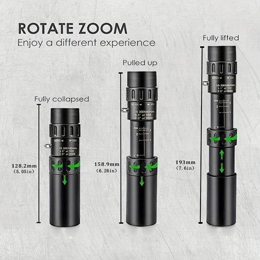 High Definition Retractable Telescope for Travel Birding Watching