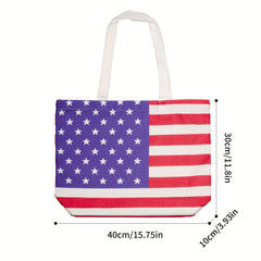 American Flag Pattern Shoulder Bag for Independence