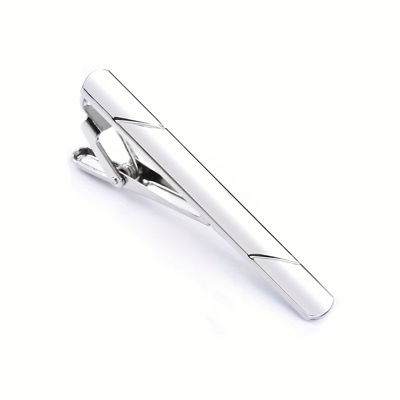 Copper Tie Clip Glossy Business Tie Jewelry For Men