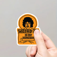 Weird Al Vinyl Sticker Orange Car Decal