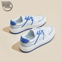 Women's Colorblock Platform Sneakers Low Top Shoes