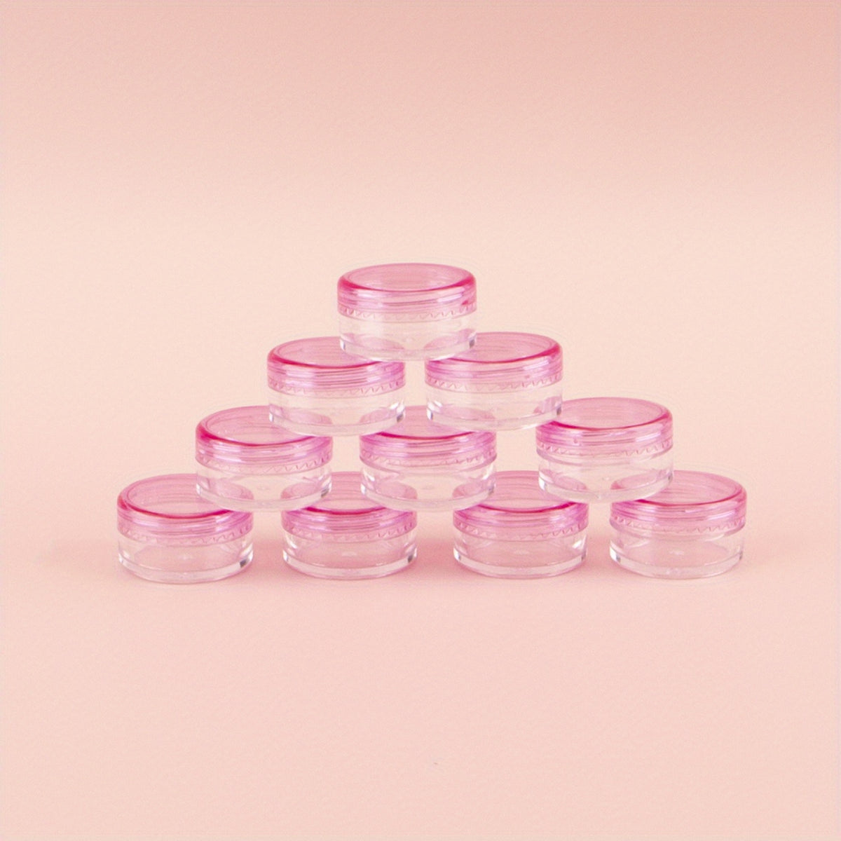 10pcs 5g Travel Cosmetic Jars Leak Proof Mini Portable Clear Cream Containers