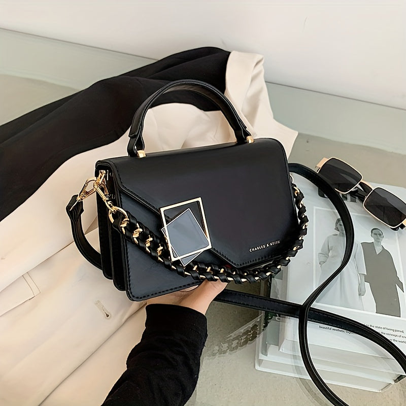Stylish Square Shoulder Bag Crossbody Bag Women's Satchel Abg