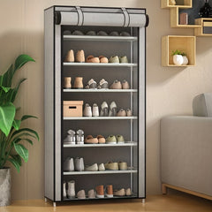 Durable Foldable Vertical Shoe Rack Organizer for Entryway Hallway