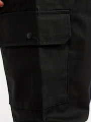 Men s Flap Pocket Jogger Pants Drawstring Waist