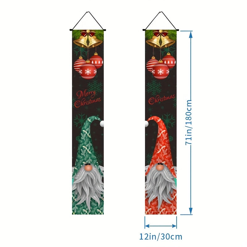 2pcs Nutcracker Christmas Couplets Holiday Party Santa Decorating