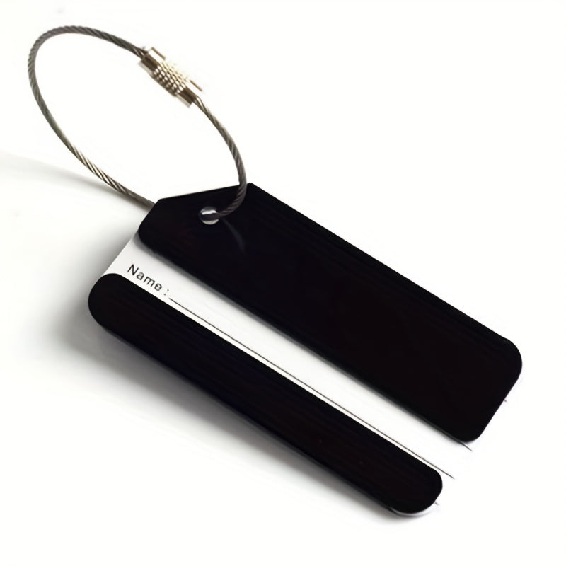 Aluminium Luggage Tag Metal Identity Card Travel Baggage Tag