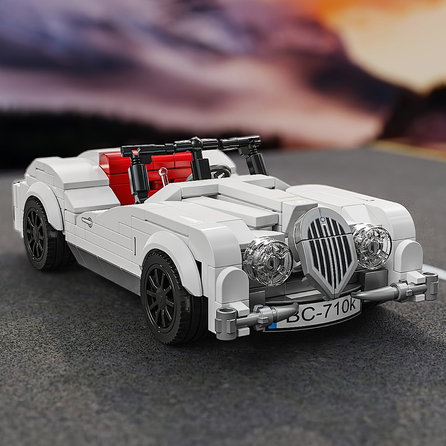 TYCOLE Vintage Car Model Kit Classic 302pcs ABS Building Blocks Set