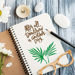 Leaves Pattern Stencils for DIY Painting on Photo Frame Fabric Boards Furniture