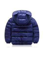 Boys Warm Coat Hooded Zipper Winter Jacket