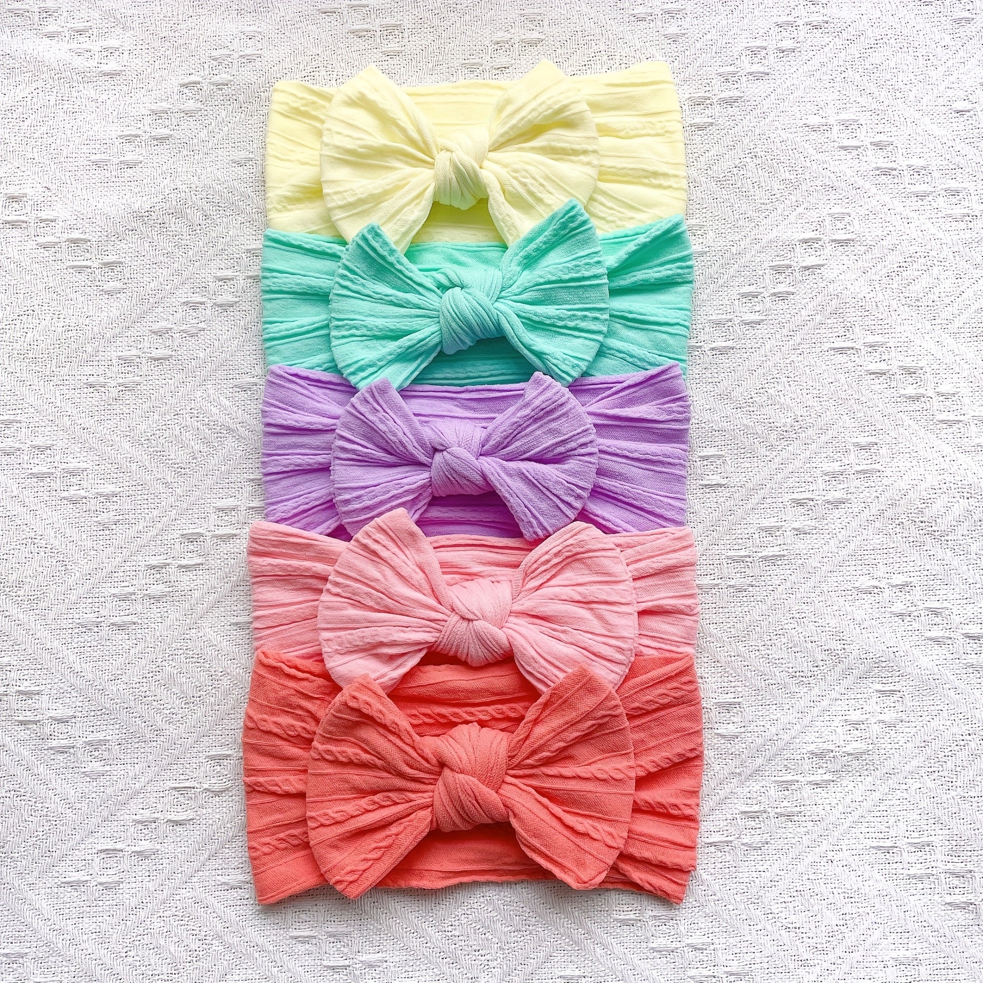 Kids Elastic Headband Bow Soft Skin Friendly