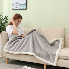 Thickened Multifunctional Shawl Blanket Winter Warm Blanket